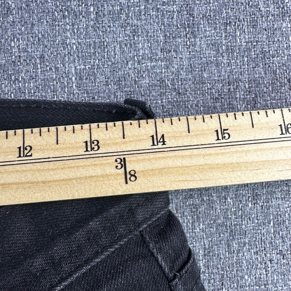 Naked & Famous Jeans Mens 28 Weird Guy Black Cobra Stretch Selvedge Button Fly - Picture 9 of 12